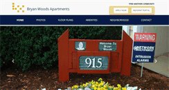 Desktop Screenshot of bryanwoods-apts.com